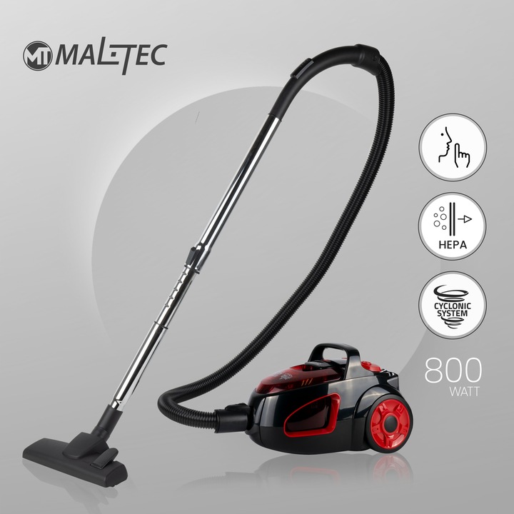 ODKURZACZ BEZWORKOWY CYKLONOWY DOMOWY HEPA TURBOSZCZOTKA LEKKI MOCNY