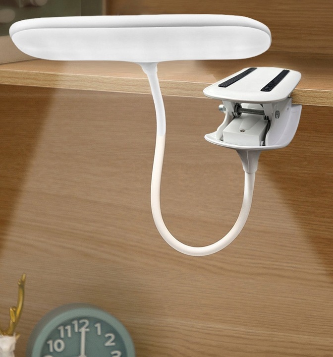Lampka Na Biurko Biurkowa Na Klips LED 5W Ściemniana z Klipsem Na USB