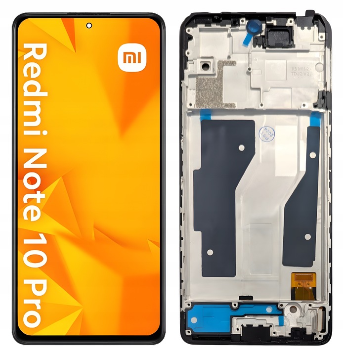 WYŚWIETLACZ EKRAN LCD DO XIAOMI REDMI NOTE 10 PRO OLED RAMKA