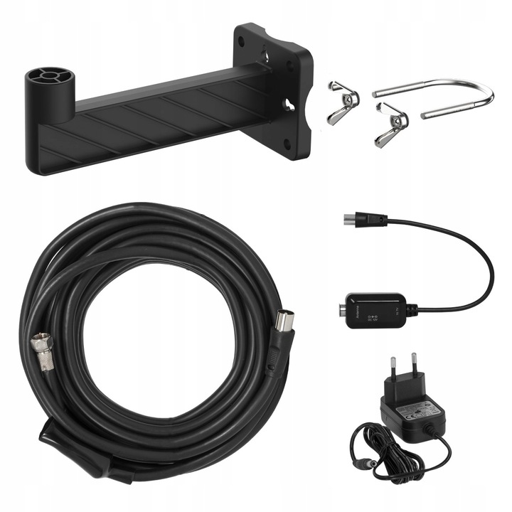 ANTENA DVBT2 DO TV NAZIEMNEJ KIERUNKOWA ZEWNĘTRZNA COMBO MUX8 4K LTE MOCNA