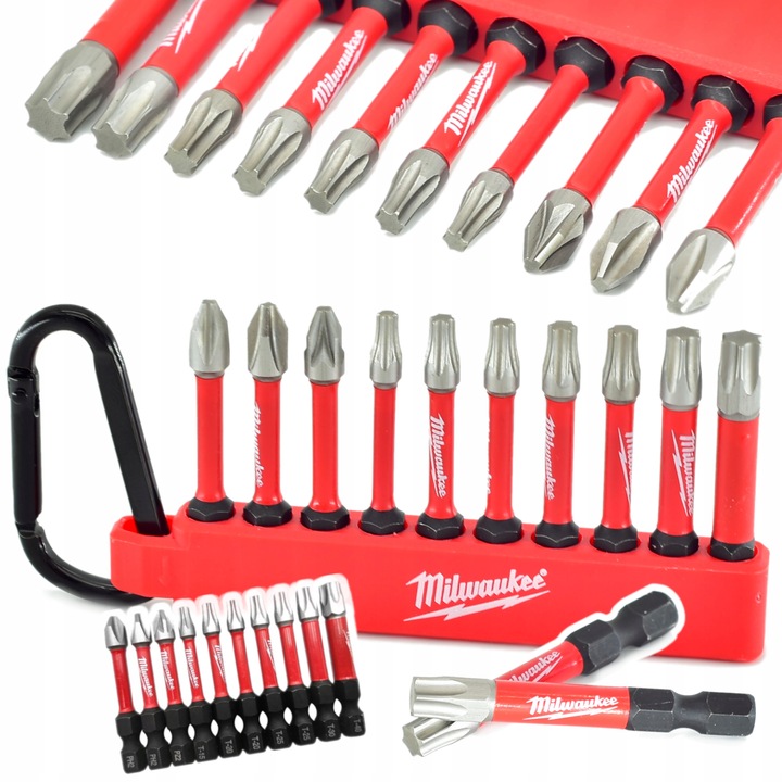 Milwaukee 4932480941 Bity Udarowe TX PZ2 PH2 50mm 10 sztuk