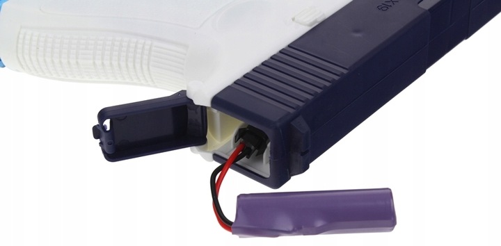 Pistolet na Wodę Automatyczny Elektryczny Glock 2 Magazynki Sikawka