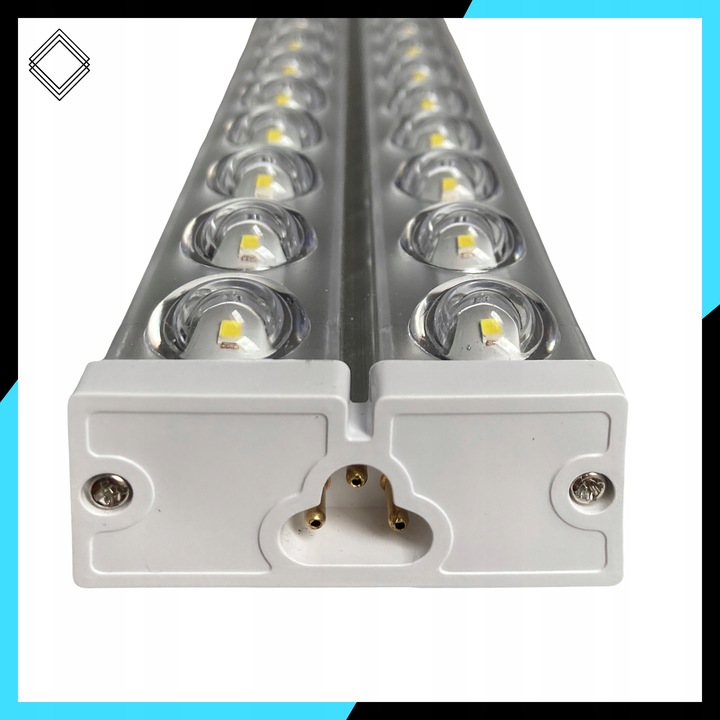 LAMPA ŚWIETLÓWKA LED 120cm OPRAWA NATYNKOWA ALUMINIUM 72W