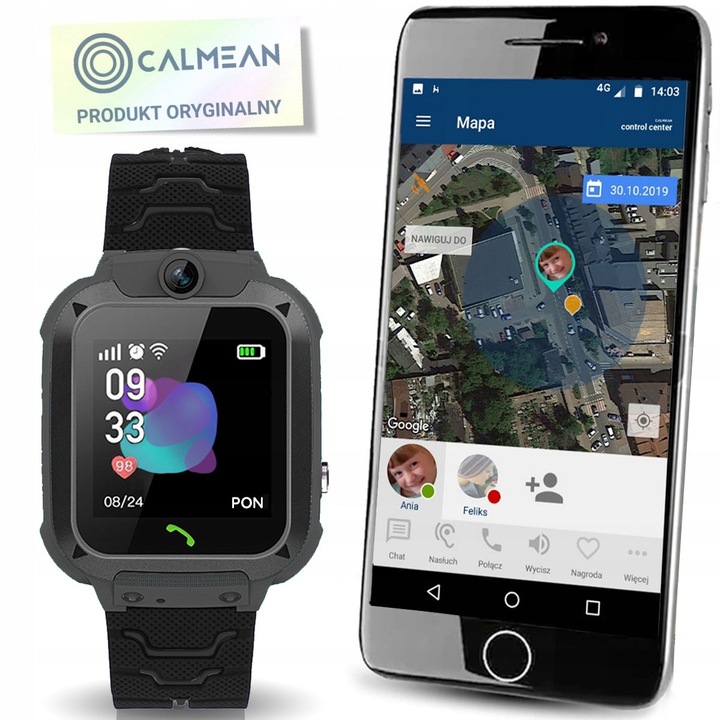 Zegarek CALMEAN EASY Smartwatch Dzieci IP67 GSM