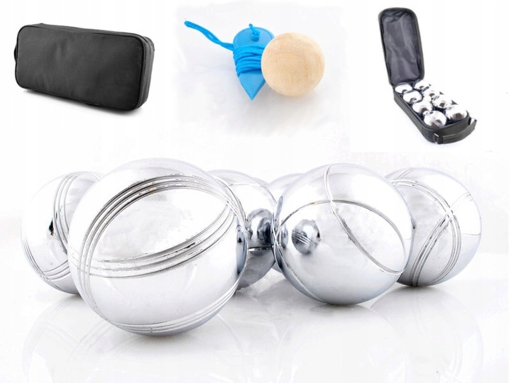 GRA PETANQUE KULE BULE BOULE 8 KUL POKROWIEC BOCCE