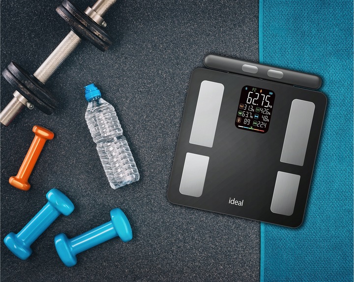 WAGA ŁAZIENKOWA BLUETOOTH ANALITYCZNA INTELIGENTNA Apple Health Google