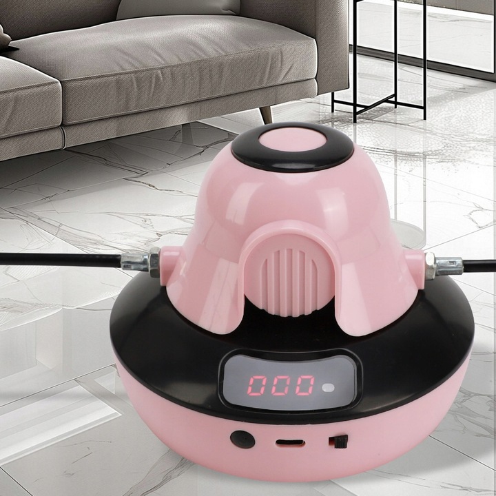 SKAKANKA INTELIGENTNA AUTOMATYCZNA DLA DZIECKO Z LED LICZNIK + PILOT RÓŻOWY