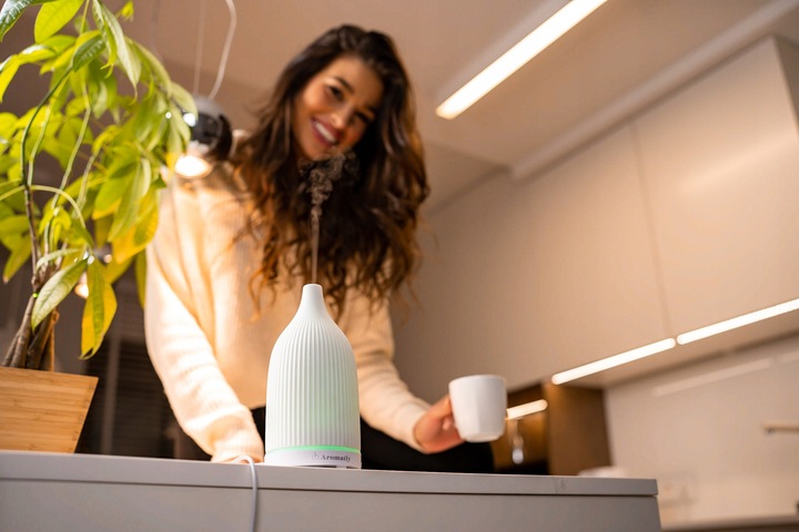 Aromatly Dyfuzor Zapachowy Ceramiczny Aromaterapia Lampka Nocna |