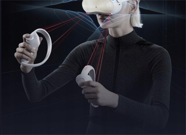 Gogle VR PICO 4 128GB Zestaw Gogle VR All-in-One 4K + 2 KONTROLERY