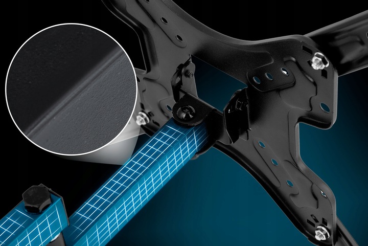 OBROTOWY UCHWYT DO TELEWIZORA ŚCIENNY Wieszak TV UNIWERSALNY 17-56