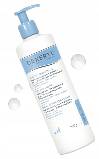 Dexeryl 500 ml Krem Emolientowy Do Ciała Suchej Skóry i Atopowej AZS