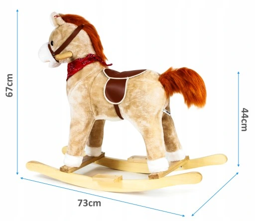 KOŃ na biegunach ŚPIEWAJĄCY, interaktywny KONIK