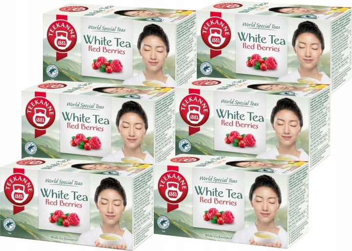(x6) TEEKANNE Herbata White Red Berries 20tb