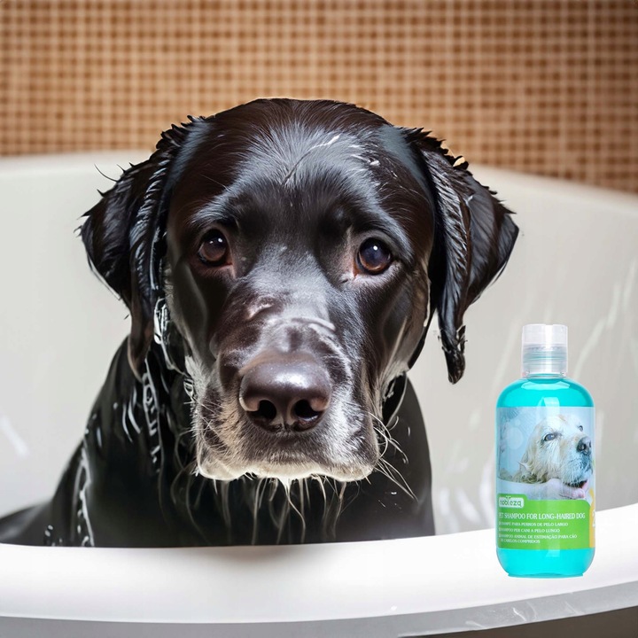 2X SZAMPON DLA PSA PSÓW DŁUGOWŁOSYCH + RĘKAWICA SZCZOTKA DO MYCIA CZESANIA