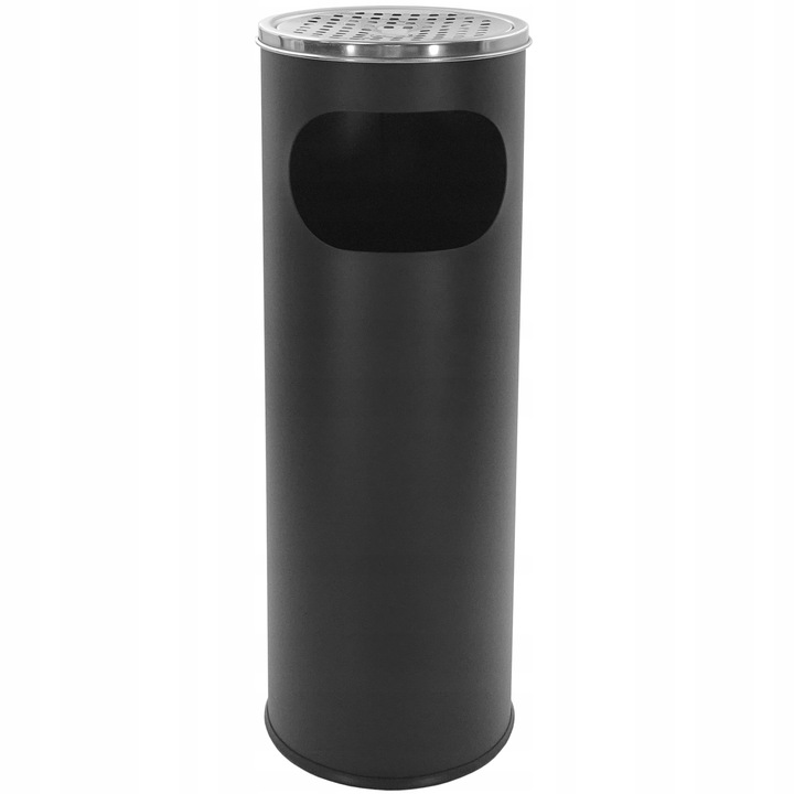 POPIELNICZKA ZEWNĘTRZNA STOJĄCA KOSZ NA ŚMIECI 12 L ŚMIETNIK POPIELNICA 2w1