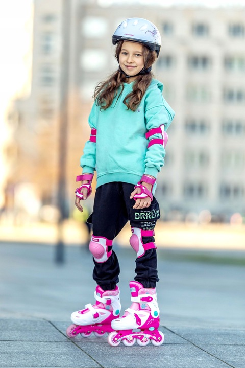 Rolko-Wrotki Regulowane 3w1 Croxer Missy 27-30 LED