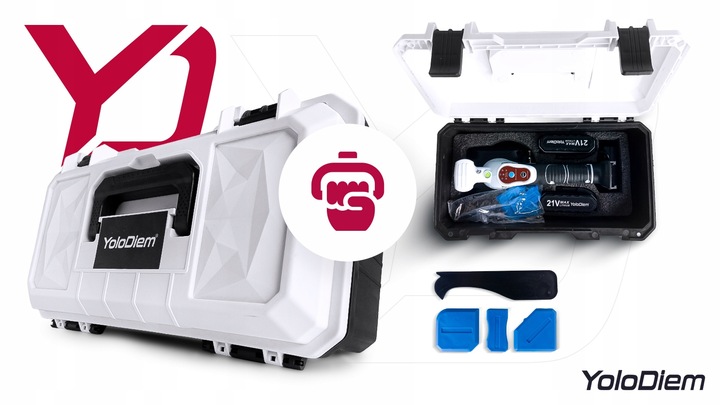 WIBRUJĄCA PRZYSSAWKA DO PŁYTEK WIBRATOR DO PŁYTEK PRO 21V AKU 2x2AH