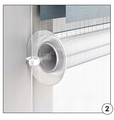 Roleta Dzień Noc na wymiar z napinaczem 72x150 cm