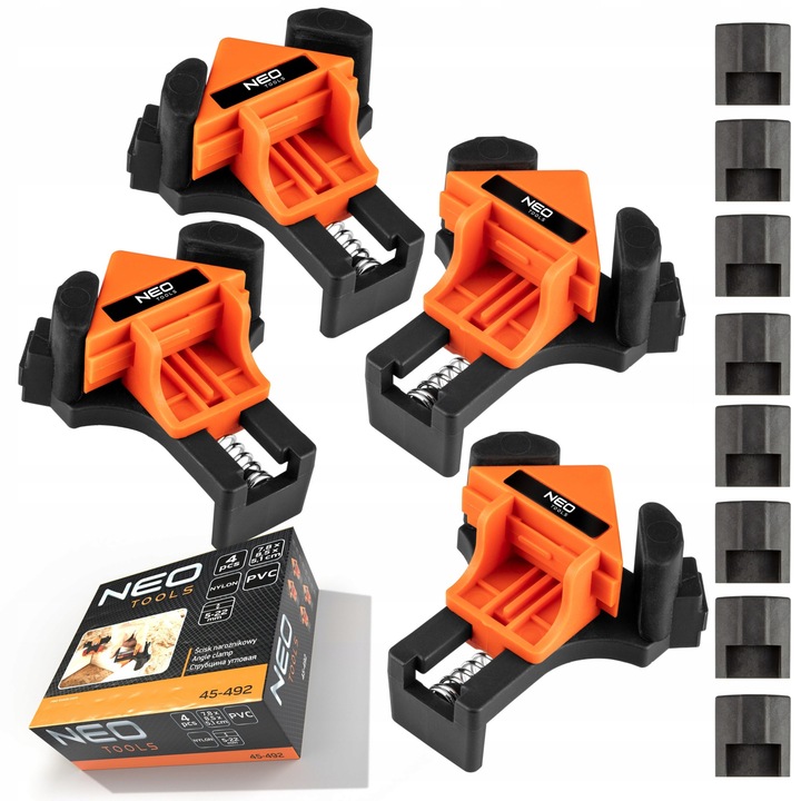 NEO ŚCISK KĄTOWY DO NAROŻNIKÓW DREWNA STOLARSKI ŚCISKI UCHWYT MEBLI