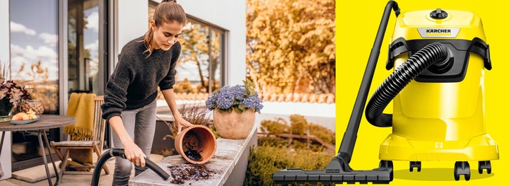 ODKURZACZ BEZWORKOWY UNIWERSALNY WD3 KARCHER TURBO MOCNY NADMUCH