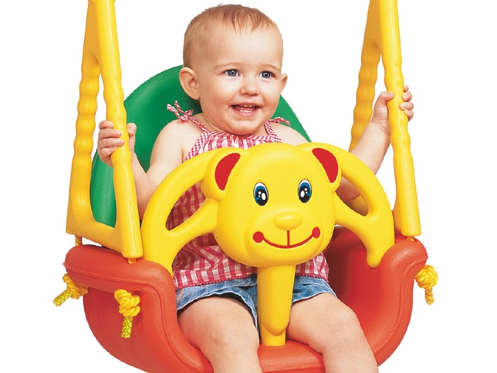 HUŚTAWKA DLA DZIECI OGRODOWA DOMOWA MODUŁOWA KUBEŁKOWA 3w1 BEZPIECZNA