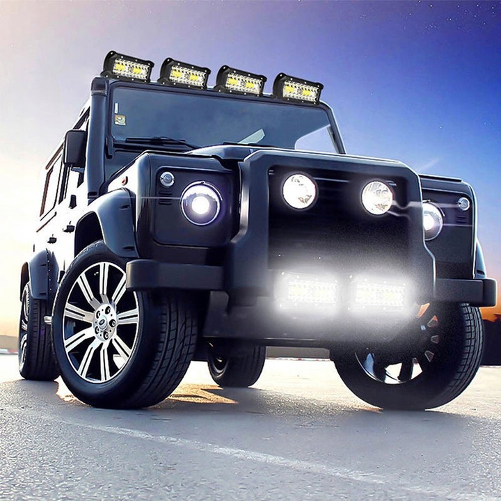 Zestaw 2 x halogen Lampa robocza oświetlenie LED 120W 12-24V