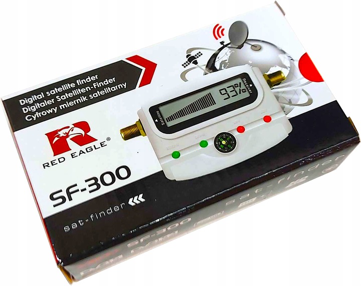 MIERNIK DO SATELITY Sygnału Satelitarnego SAT LCD +KABEL