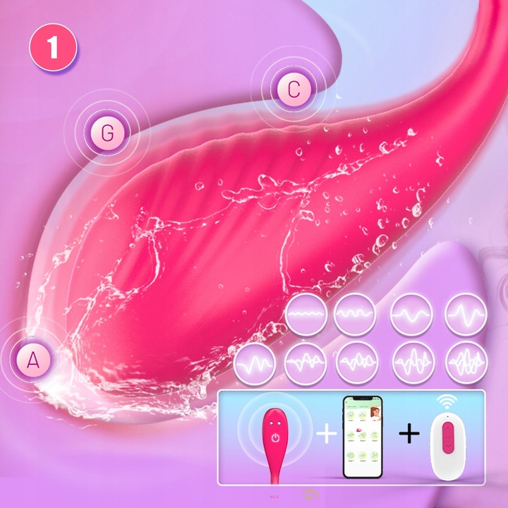 APP wielufunkcyjne Kulki i jajka stymulujące METOY