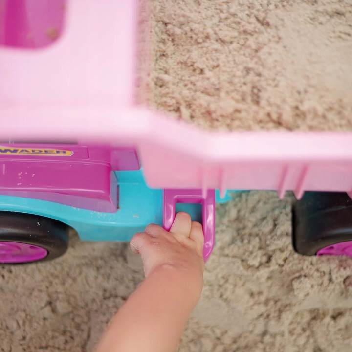 Gigant Wywrotka Różowa - Duży Pojazd WADER dla Dzieci