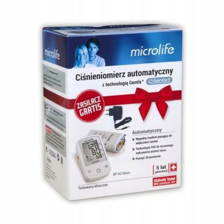 CIŚNIENIOMIERZ NARAMIENNY MICROLIFE BP A2 + ZASILACZ