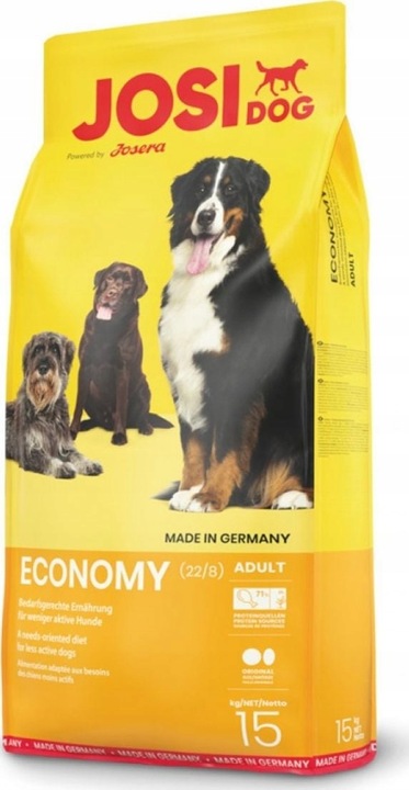 Sucha karma Josera JosiDog Economy 15kg kurczak dla psów aktywnych