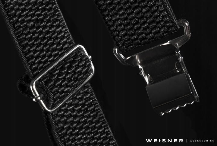 WEISNER Y | SZEROKIE SZELKI DO SPODNI NARCIARSKICH ROBOCZYCH CZARNE MOCNE