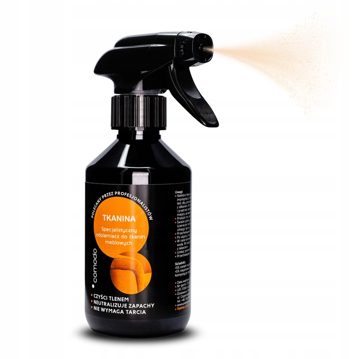 Odplamiacz Do Tkanin Obiciowych Comodo 300ml Usuwa Plamy Zapachy