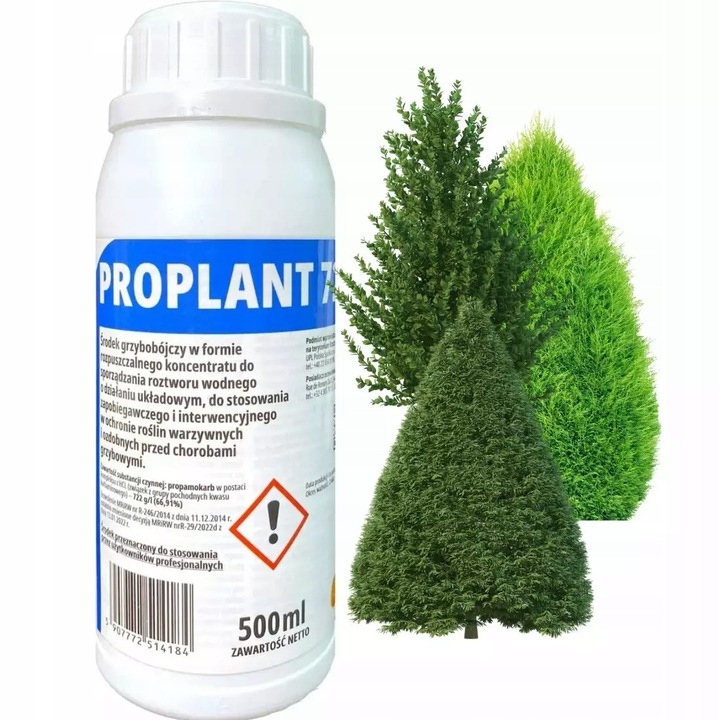 Proplant 722 SL 0,5l UPL fytoftoroza, zgorzel Iglaki, mączniak rzekomy