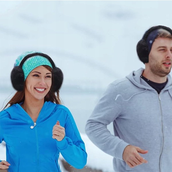 NAUSZNIKI ZIMOWE JESIENNE NA USZY CIEPŁE FUTERKO PLUSZOWE REGULOWANE