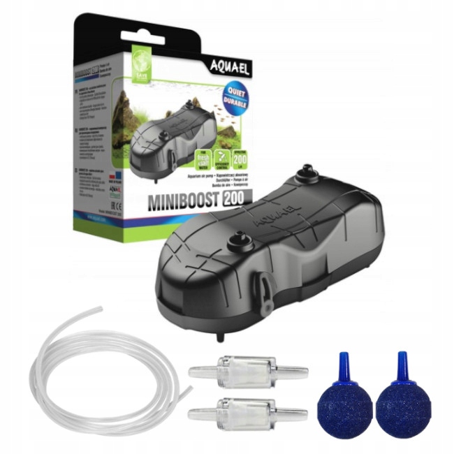 AQUAEL MINIBOOST 200 ZESTAW NAPOWIETRZACZ AKWARIUM