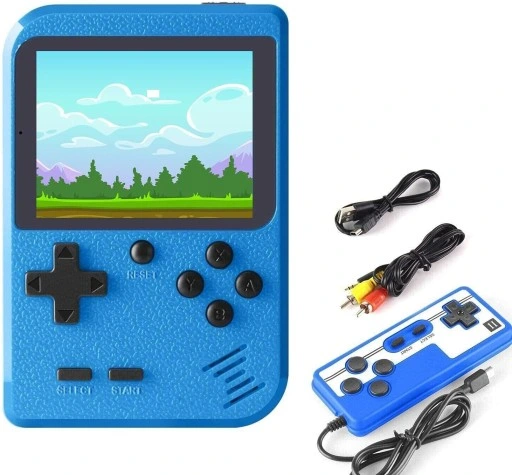 PRZENOŚNA MINI KONSOLA RETRO 400 GIER GAMEBOY DODATKOWY PAD GRA NA 2 OSOBY