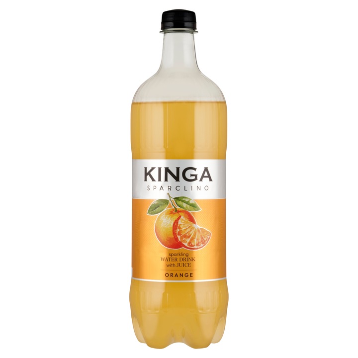 KINGA PIENIŃSKA SPARCLINO POMARAŃCZ Napój gazowany ORANGE PET 6x1L zgrzewka