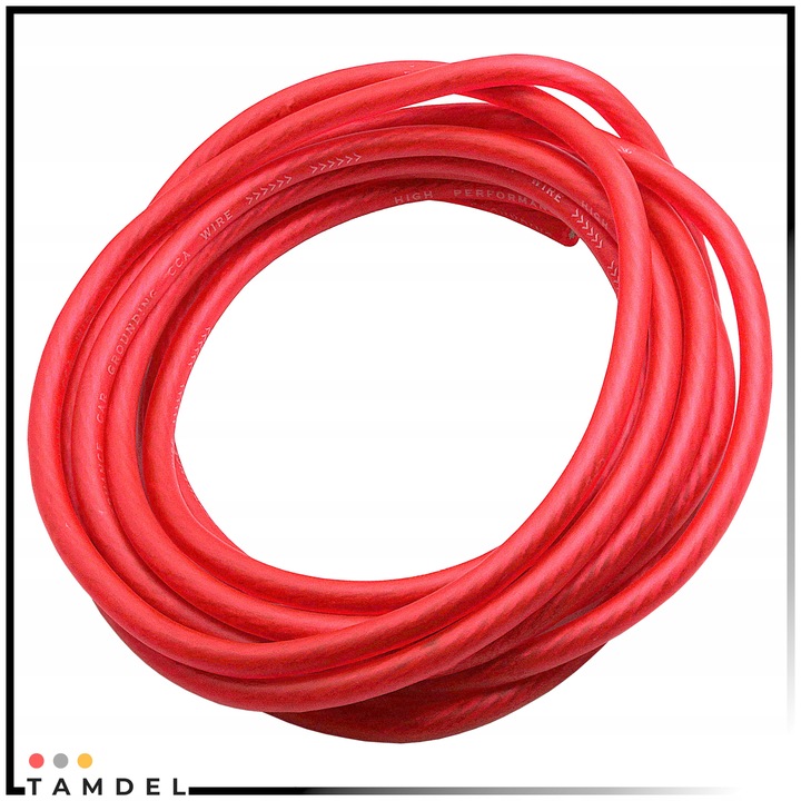 Zestaw kabli do wzmacniacza samochodowego 2000W 4GA