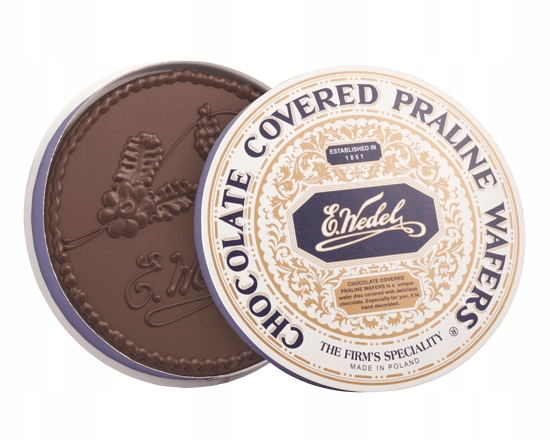 Torcik Wedlowski ręcznie dekorowany w historycznym opakowaniu 250 g E.Wedel