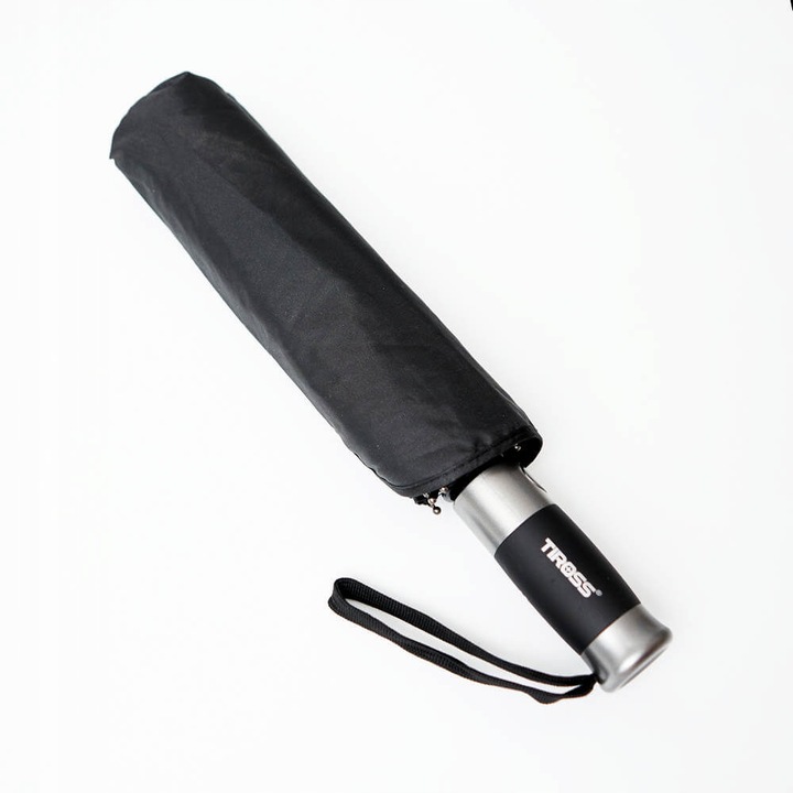 PARASOL PARASOLKA AUTOMATYCZNY WIATROODPORNY CZARNY TIROSS