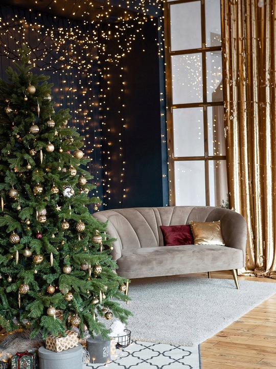 KURTYNA LED ŚWIETLNA 3x3 m NA OKNO WEWNĘTRZNA ZEWNĘTRZNA 230v Z