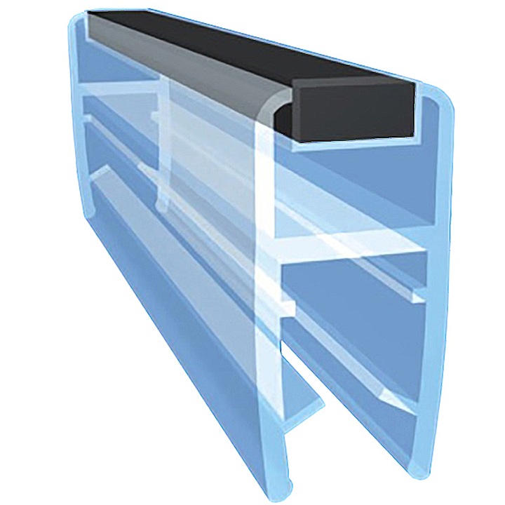 2M USZCZELKA MAGNETYCZNA DO KABINY PRYSZNICOWEJ DO DRZWI Z MAGNESEM 4-6MM