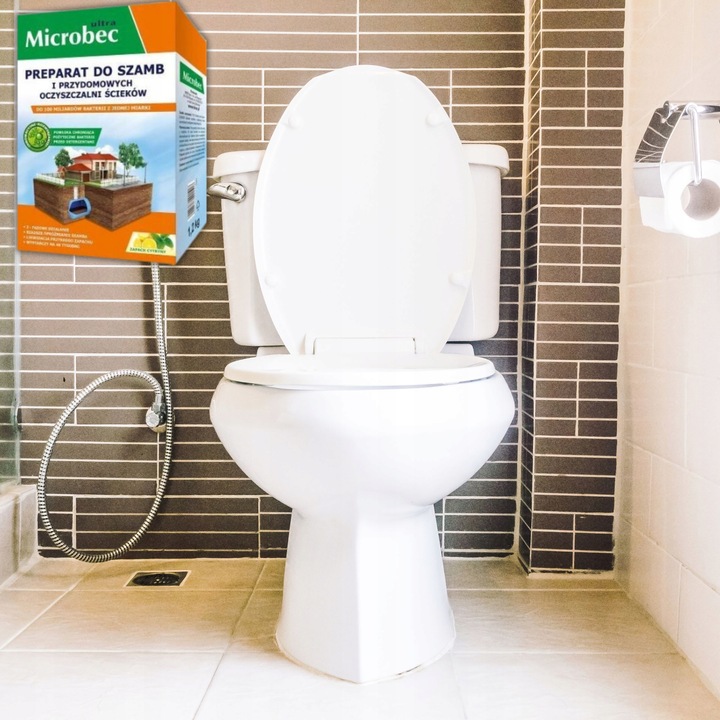 MICROBEC ULTRA Preparat Bakterie Do Szamba Aktywator Cytrynowe 1,2 KG