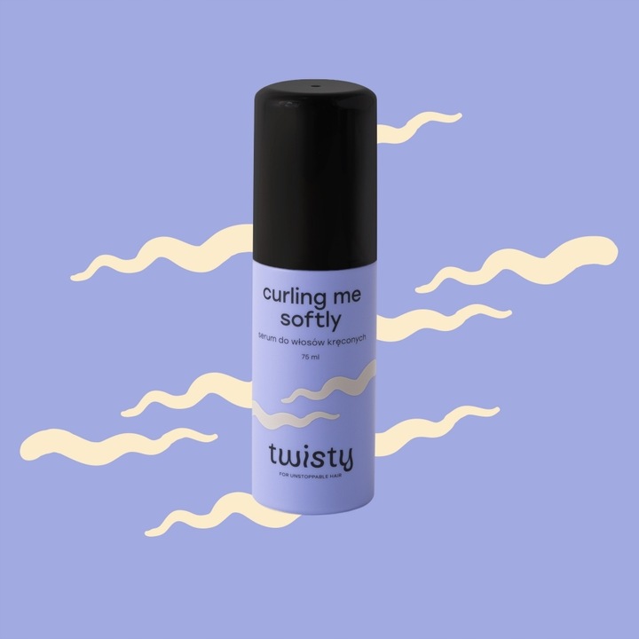 OLEJEK do WŁOSÓW KRĘCONYCH ochronne SERUM ułatwia rozczesywanie TWISTY