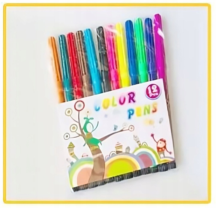 PROJEKTOR RZUTNIK DO NAUKI RYSOWANIA SLAJDY PODŚWIETLANY FLAMASTRY 32 WZORY