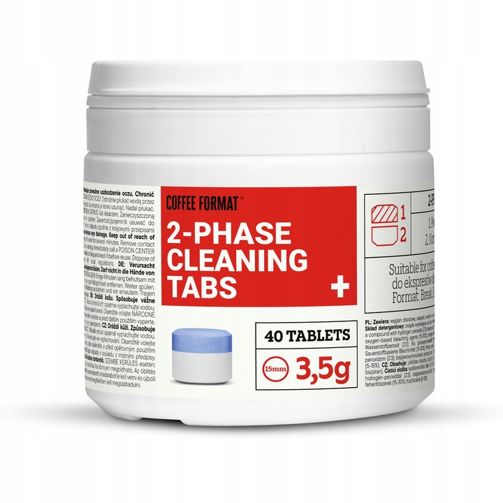 Tabletki czyszczące do ekspresu Jura Coffee Format 40 sztuk Duże
