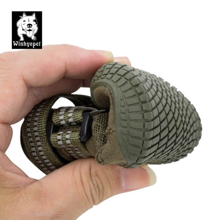 Buty ochronne dla psa Winhyepet 2 szt khaki XL