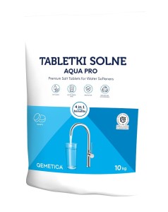 Tabletki solne Sól w tabletkach do zmiękczaczy i uzdatniania AQUA PRO 10kg