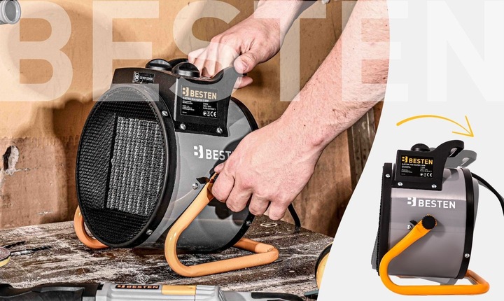 Nagrzewnica Elektryczna 3,5KW Termowentylator Dmuchawa Grzejnik